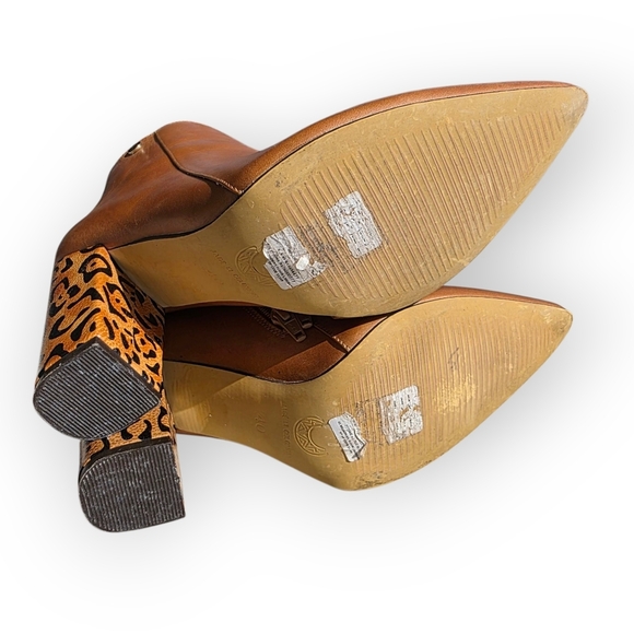 Stivali New York Ankle Boot, Leopard Block Heel, Size EU 40 / US 9-9.5 - Picture 9 of 16